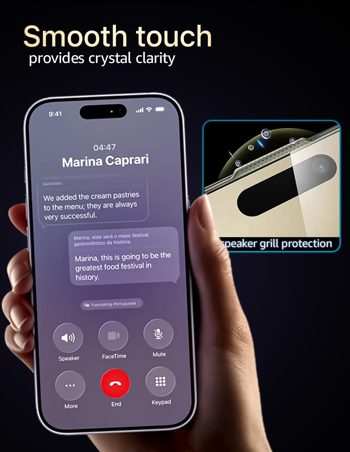 Lensarmor Easy-Fit Tempered Glass Screen Protector for iPhone 17 – 9H Military Grade, HD Clear, Case Friendly