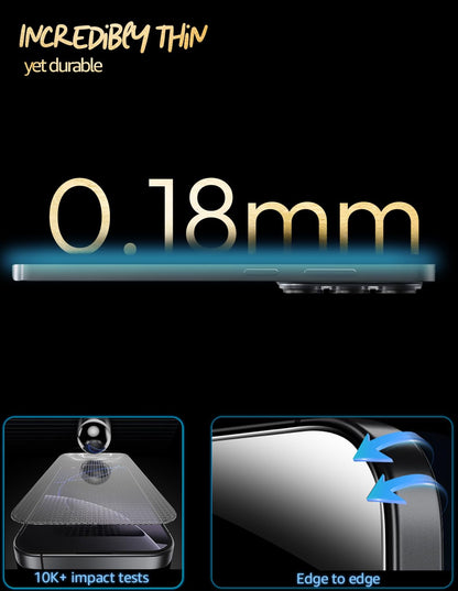 Lensarmor Privacy Tempered Glass for Galaxy S26 Ultra (2 Pack) – Premium 0.18mm Borderless Privacy Screen Protector, 9H HD Protection