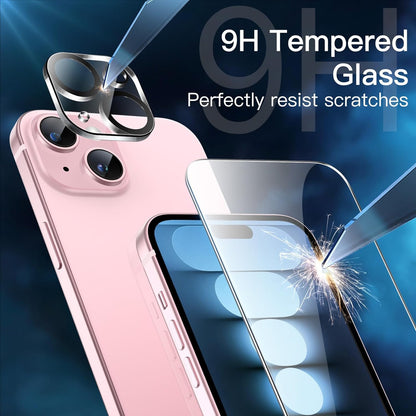 Lensarmor® 2+2 Pack Iphone 15 Tempered Glass Screen Protector With Iphone 15 Camera Lens Protector