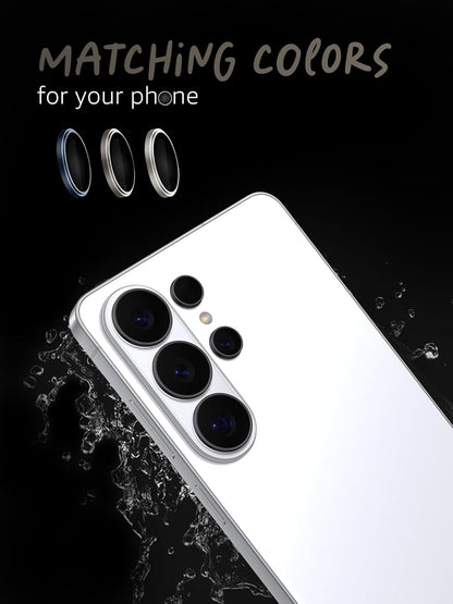 Lensarmor Camera Lens Protector for Samsung Galaxy S26 Ultra (2 Pack) – 9H Tempered Glass, White/Silver Finish, Case Friendly