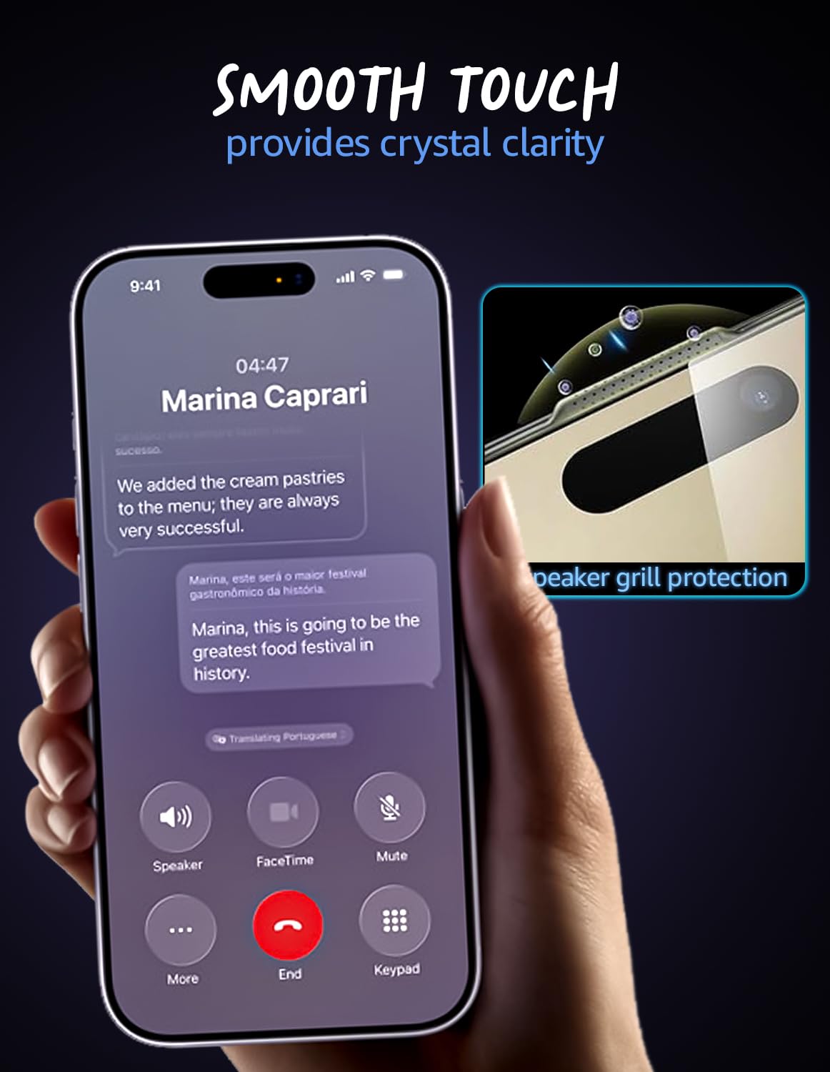 Lensarmor Military Grade Tempered Glass for iPhone Air (2 Pack) – Premium Borderless Screen Protector, 9H HD Clear, No Black Borders