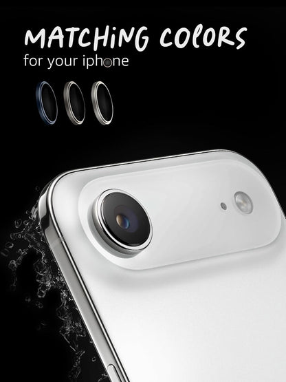 Lensarmor Camera Lens Protector for iPhone Air (2 Pack) – 9H Tempered Glass, Cloud White Finish, Case Friendly