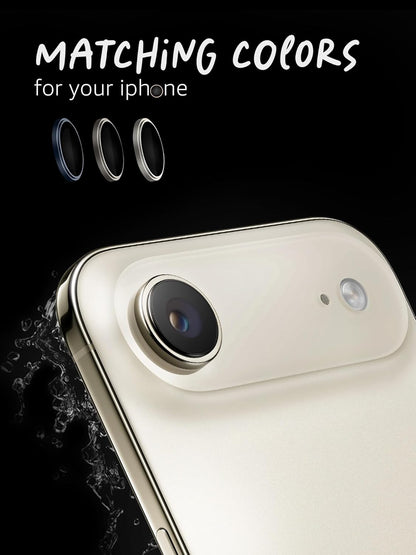 Lensarmor Camera Lens Protector for iPhone Air (2 Pack) – 9H Tempered Glass, Light Gold Finish, Case Friendly