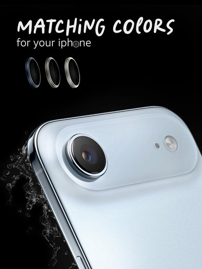 Lensarmor Camera Lens Protector for iPhone Air (2 Pack) – 9H Tempered Glass, Sky Blue Finish, Case Friendly