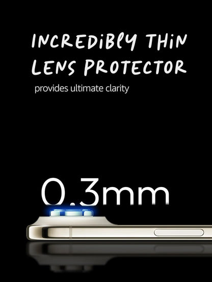 Lensarmor Camera Lens Protector for iPhone Air (2 Pack) – 9H Tempered Glass, Light Gold Finish, Case Friendly
