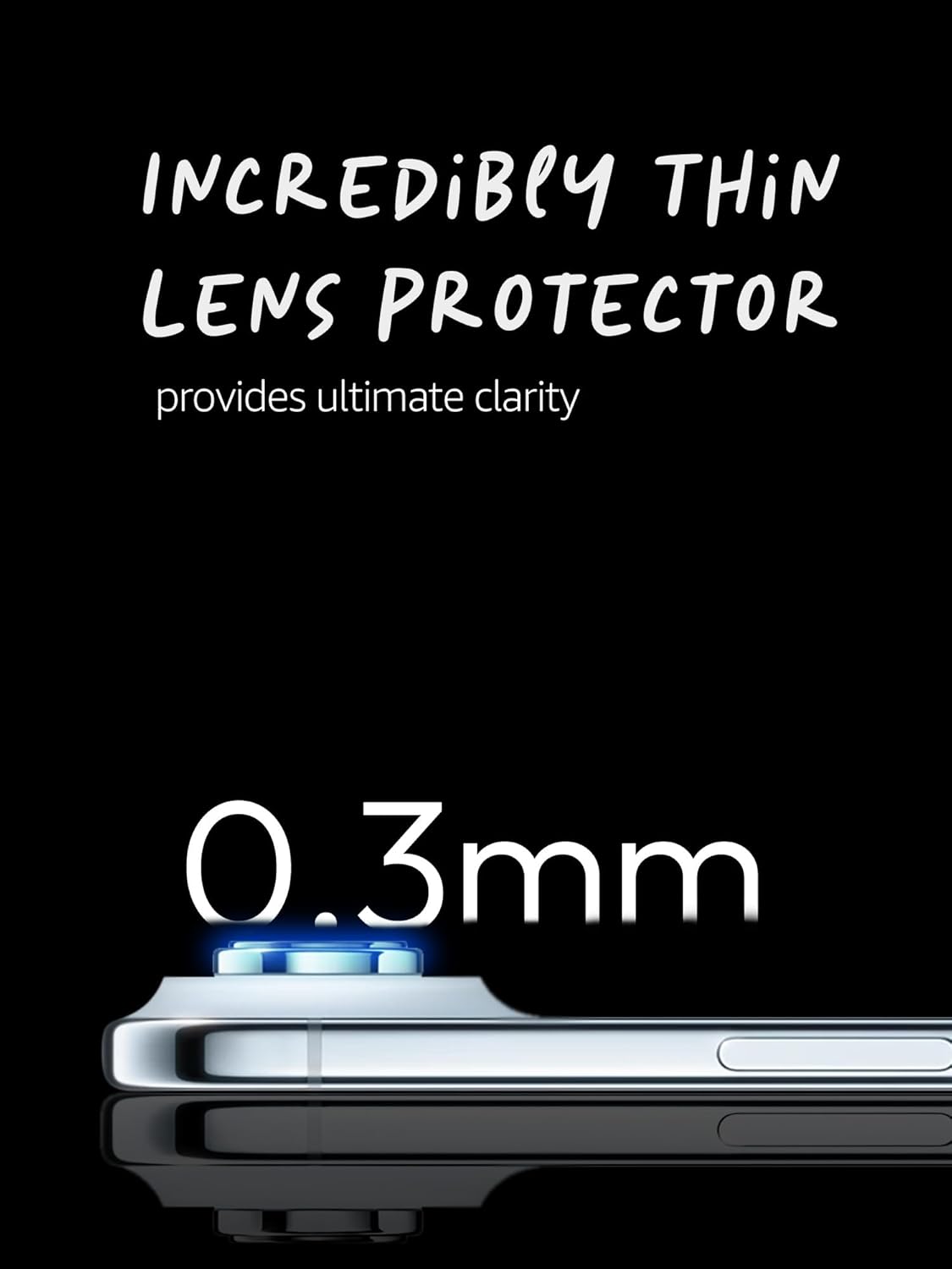 Lensarmor Camera Lens Protector for iPhone Air (2 Pack) – 9H Tempered Glass, Sky Blue Finish, Case Friendly