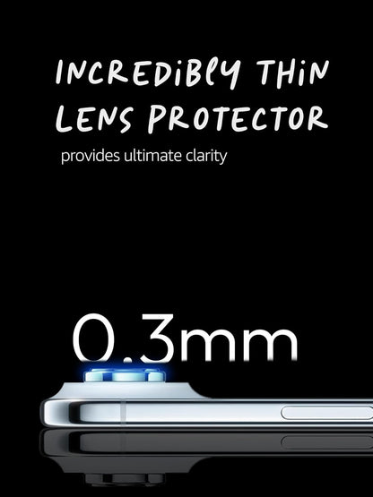Lensarmor Camera Lens Protector for iPhone Air (2 Pack) – 9H Tempered Glass, Sky Blue Finish, Case Friendly