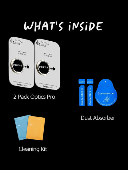 Lensarmor Camera Lens Protector for iPhone Air (2 Pack) – 9H Tempered Glass, Light Gold Finish, Case Friendly
