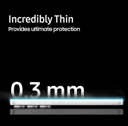 Lensarmor Ultra Premium Borderless Tempered Glass for Galaxy S25 Ultra 5G (2 Pack) – Full Clear 9H+ Military Grade Screen Protector, HD Clarity, Case Friendly